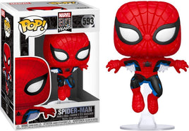 Marvel 80th First Appearance Spider-Man Pop! Vinyl Figure # 593 with pop protector
