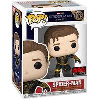 Spider-Man: No Way Home Unmasked Spider-Man Black Suit Pop! Vinyl Figure AAA Anime # 1073 with pop protector