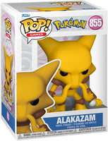 Pokémon Alakazam Pop! Vinyl Figure # 855 with pop protector