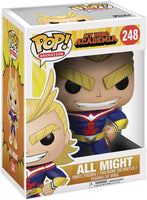 My Hero Academia All Might Pop! Vinyl Figure # 248 with pop protector