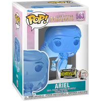 The Little Mermaid Ariel Blue Translucent Pop! Vinyl Figure 563 pop with protector