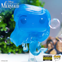 The Little Mermaid Ariel Blue Translucent Pop! Vinyl Figure 563 pop with protector