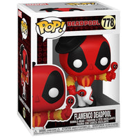 Deadpool 30th Anniversary Flamenco Deadpool Pop! Vinyl Figure # 778 with pop protector