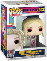 Birds of Prey Harley Quinn Black Mask Club Pop! Vinyl # 303 with pop protector