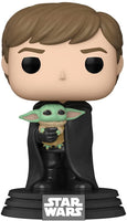 Star Wars: The Mandalorian Luke with Child Pop! Vinyl Figure # 482 with pop protector