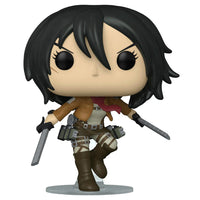 Attack on Titan Mikasa Ackermann with Swords Pop! Vinyl Figure # 1166 with pop protector
