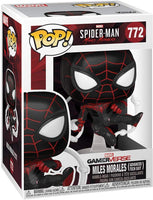 Spider-Man Miles Morales Game Advanced Tech Suit Pop! Vinyl Figure # 772 with protector