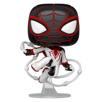 Spider-Man Miles Morales Game Track Suit Pop! Vinyl Figure # 768 with pop protector