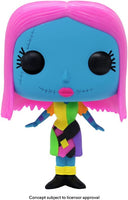 The Nightmare Before Christmas Sally Blacklight Pop! Vinyl Figure #16 with pop protector