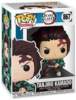 Funko POP Animation: Demon Slayer Tanjiro Kamado # 867 comes with pop protector
