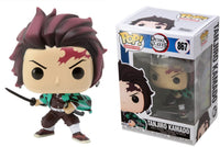 Funko POP Animation: Demon Slayer Tanjiro Kamado # 867 comes with pop protector