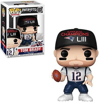 NFL Patriots Tom Brady (Super Bowl Champions LIII) Pop! Vinyl Figure # 137 with pop protector