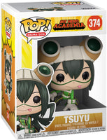 My Hero Academia Tsuyu Pop! Vinyl Figure #374 with pop protector