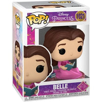 Disney Ultimate Princess Belle Pop! Vinyl Figure # 1021 with pop protector