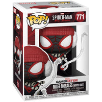 Spider-Man Miles Morales Game Winter Suit Pop! Vinyl Figure # 771 with pop protector