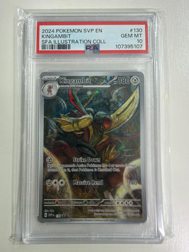 2024 POKEMON SVP EN-SV BLACK STAR PROMO #130 KINGAMBIT PSA 10 GEM MT