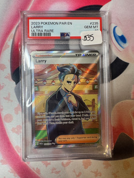 2023 Pokemon PAR EN Larry Ultra Rare #235 PSA 10 GEM MT