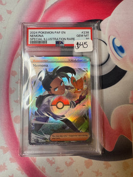 2024 Pokemon PAF EN Nemona Special Illustration Rare GEM MT PSA 10 #238