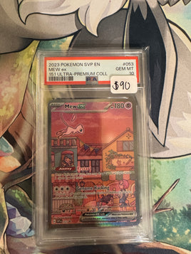 2023 Pokemon SVP EN Mew ex 151 Ultra-Premium Coll GEMT MT 10 #053 PSA 10