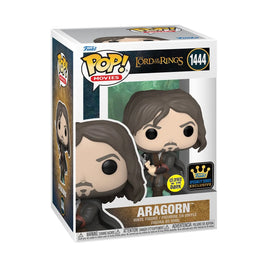 The Lord of the Rings Aragorn (Army of the Dead) Glow-in-the-Dark Funko Pop! Vinyl Figure #1444 - Specialty Series  with pop protector