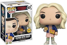 Stranger Things Eleven with Eggos Funko Pop! Vinyl Figure #421 Chase with pop protector