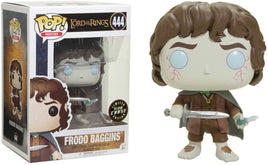 Funko POP! Movies Lord of the Rings Frodo Baggins Glow CHASE # 444 with pop protector