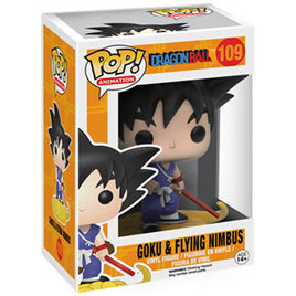 Dragon Ball Goku and Nimbus Funko Pop! Vinyl Figure #109 with pop protector