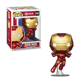 Funko Pop Disney Marvel WEB Iron Man #616 - Avengers Campus Exclusive with pop protector
