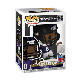 NFL Baltimore Ravens Lamar Jackson Funko Pop! Vinyl Figure #146 w/protector