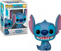 Lilo & Stitch Smiling Seated Stitch Pop! Vinyl Figure #1045 with pop protector