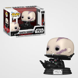 Star Wars: Return of the Jedi 40th Anniversary Darth Vader (unmasked) Pop! Vinyl Figure # 610 with pop protector