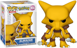 Pokémon Alakazam Pop! Vinyl Figure # 855 with pop protector