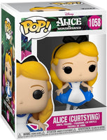 Alice in Wonderland 70th Anniversary Alice Curtsying Pop! Vinyl Figure #1058 with pop protector