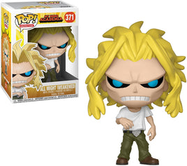 My Hero Academia All Might Weakened Pop! Vinyl Figure #371 with pop protector