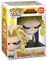 My Hero Academia All Might Weakened Pop! Vinyl Figure #371 with pop protector