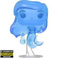 The Little Mermaid Ariel Blue Translucent Pop! Vinyl Figure 563 pop with protector