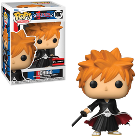 Funko Pop Bleach Ichigo Vinyl Figure # 1087 with pop protector