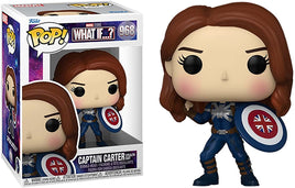 Marvel's What If Captain Carter (Stealth) Pop! Vinyl # 968 with pop protector