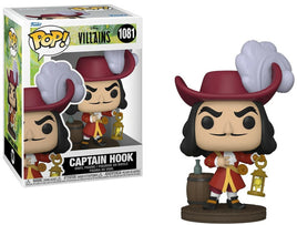 Disney Villains Captain Hook Pop! Vinyl Figure # 1081 with pop protector