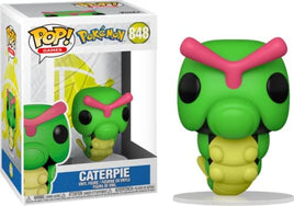 Pokemon Caterpie Pop! Vinyl Figure # 848 with pop protector