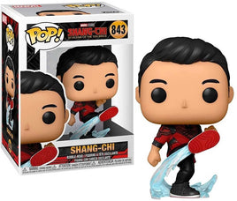 Funko POP Marvel: Shang Chi and The Legend of The Ten Rings Shang Chi (Kicking) # 843 with protector