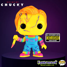 Child's Play Chucky Black Light Pop! Vinyl Figure # 315 with pop protector