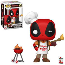 Deadpool 30th Anniversary Backyard Griller Deadpool Pop! Vinyl Figure # 774 with pop protector