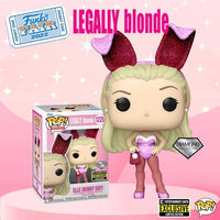 Legally Blonde Elle Woods Bunny Diamond Glitter Pop! Vinyl Figure # 1225 with Pop Protector