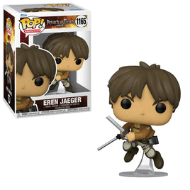 Attack on Titan Eren Jaeger Pop! Vinyl Figure # 1165 with pop protector
