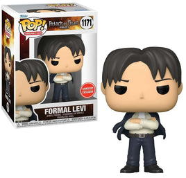 Funko POP! Animation: Attack on Titan Formal Levi # 1171 with pop protector