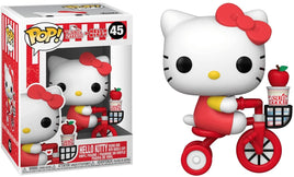 Vaulted Sanrio: Hello Kitty x Nissin Hello Kitty on Bike Pop! Vinyl Figure # 45 with pop protector