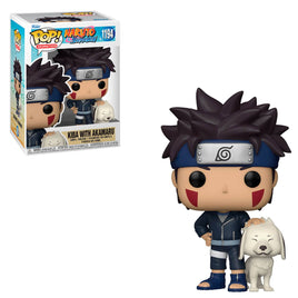 Naruto Kiba with Akamaru Pop! Vinyl Figure # 1194 with pop protector