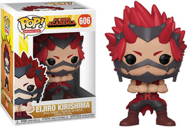 My Hero Academia Eijiro Kirishima Funko Pop! Vinyl Figure # 606 with pop protector