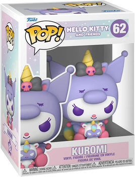 Sanrio Hello Kitty and Friends Kuromi Pop! Vinyl Figure # 62 with pop protector